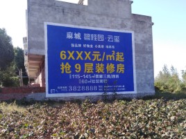 冷水江墙体广告的好处