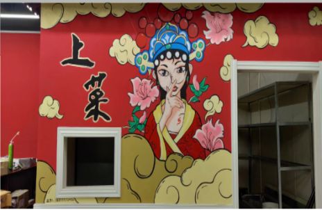 冷水江墙体彩绘的发展和应用