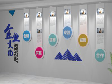 冷水江企业文化墙需要传递什么办公文化？